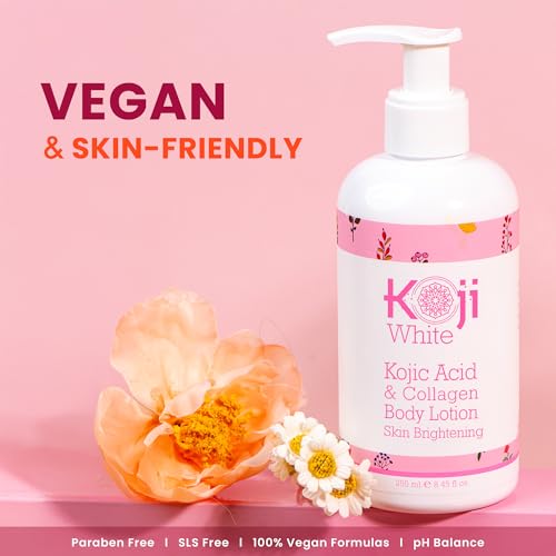 Kojic Acid & Collagen Body Lotion for Brightening & Radiance - 2 Pack