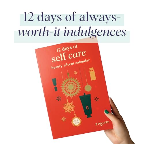 SpaLife Holiday 12-Day Beauty Advent Calendar ? Travel-Friendly Skincare ? Gift Set ? 12 Days of Self-Care Spa Set ? Body Care Skin Care ? SpaLife Holiday Stocking Stuffer