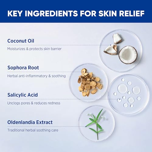AOSORW Folliculitis & Acne Treatment Cream with Salicylic Acid & Herbal Extracts - 100g for Face, Body & Scalp