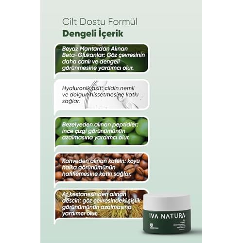 Eye Cream for Wrinkles and Dark Circles, Anti Wrinkle Eye Cream for Women and Men, Reduce Puffins to Reduce Fine Lines,15 ml