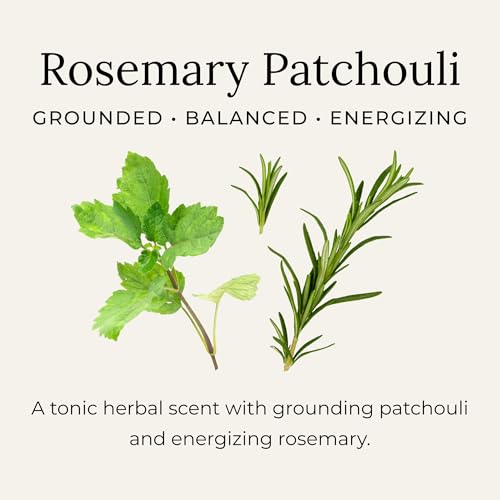 Little Seed Farm Essential Body Oil - Rosemary Patchouli 4oz - Organic Moisturizer for Sensitive Skin