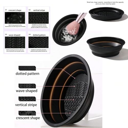 Black 51pcs Makeup Brush Set - Professional Multi-Functional Cosmetic Tools