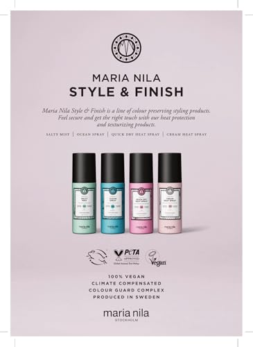Maria Nila Quick Dry Heat Protectant Spray 5.1 Fl Oz - Shortens Blow-Dry Time, Vegan Swedish Haircare