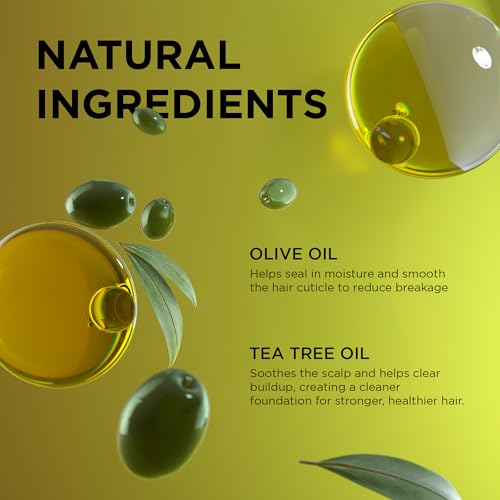 African Pride Olive Miracle 2 in 1 Shampoo & Conditioner, Moisturizing & Detangling for Coily & Curly Hair, with Olive Oil & Flaxseed Oil, 12 oz