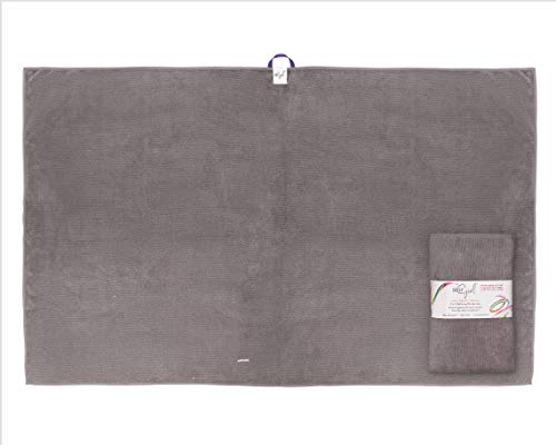 Curly Girl Moisturizing Styling Cream Towel - Gray, Ultra Soft & Large