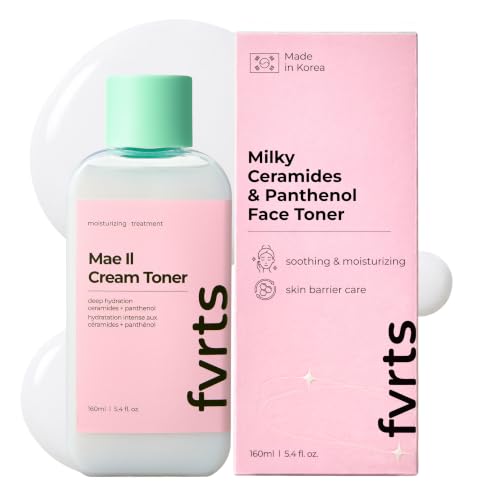 Milky Face Toner with Ceramides & Moisturizer for Sensitive Skin