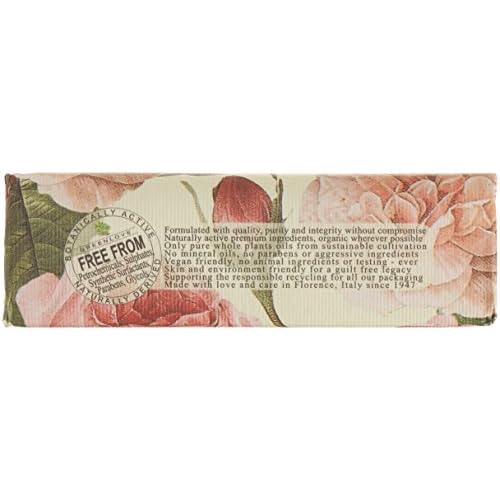 Nesti Dante Romantica Exhilarating Natural Soap - Florentine Rose & Peony 250g/8.8oz