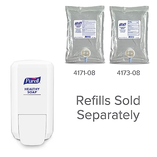 PURELL CS2 Manual Hand Soap Dispenser, White, for 1000 mL PURELL CS2 Healthy SOAP Refills (Pack of 1) - 4131-06