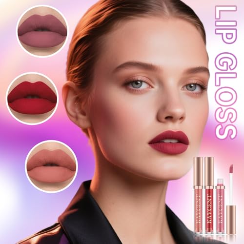 Red Medium Makeup Kit for Women Teens Full Set with Eyeshadow Foundation and Brushes