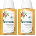 Klorane Nourishing Mango Butter Shampoo Set 3.3 Fl Oz x2 | Dry Hair Repair