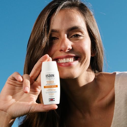 ISDIN Eryfotona Actinica Zinc Oxide and 100% Mineral Sunscreen Broad Spectrum SPF 50+, No White Cast, Suitable for Sensitive Skin