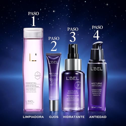 Nocturne Night Facial Serum with Hyaluronic Acid - 30ml Hydrating & Anti-Aging