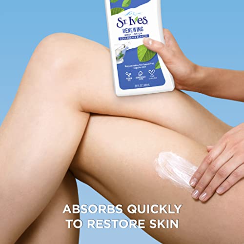 St. Ives 84 Fl Oz Hand & Body Lotion Pack of 2 with Pump for Dry Skin