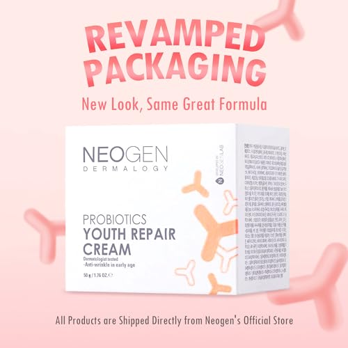 Neogen Dermalogy Probiotics Youth Repair Face Moisturizer with Peptides & Collagen