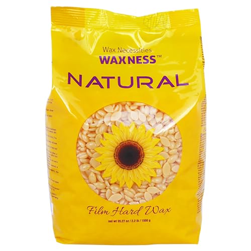 Waxness Wax Necessities Hard Wax Beads Natural 2.2 lb / 1 kg Pack of 2