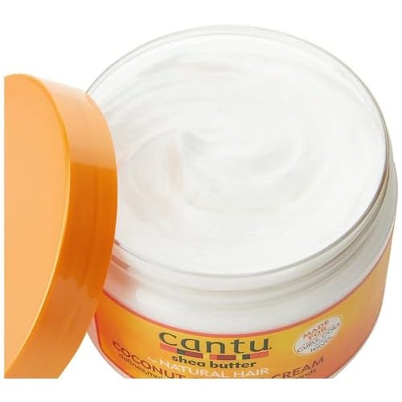 Cantu Shea Butter for Natural Hair Coconut Curling Cream 12 oz. (Pack of 2)