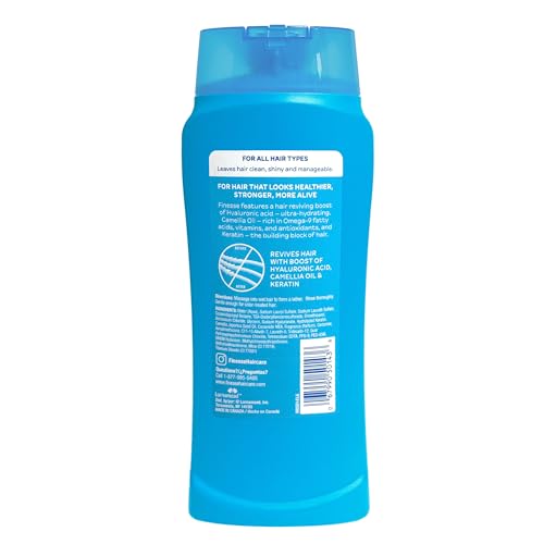 FINESSE Self Adjusting 2 in 1 Texture Enhancing Shampoo and Unisex Conditioner, 13 Ounce (I0025928)