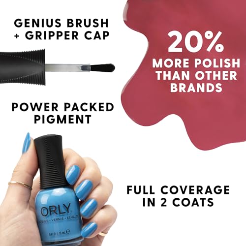 Orly Nail Polish Terra Nova Collection | Vibrant, Jewel-toned Fall Nail Shades (Starlit Shale, 0.6 fl oz)