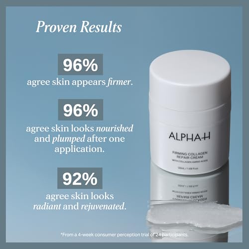Alpha-H Firming Collagen Face Cream - Moisturizer for Dry, Sensitive Skin 50ml