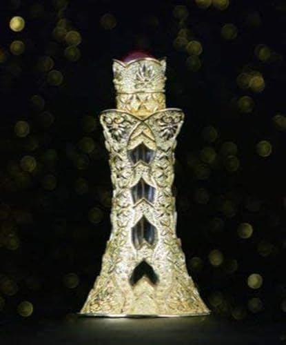 Azaari Concentrated Perfume Oil - Amber Wood Variant, 0.61 Fl Oz, Unisex Fragrance