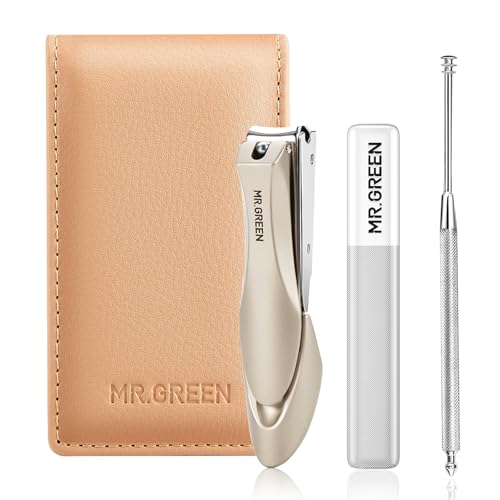Multifunctional Nail Clipper Set with Anti-Splash Design - 3PCS Professional Manicure Kit