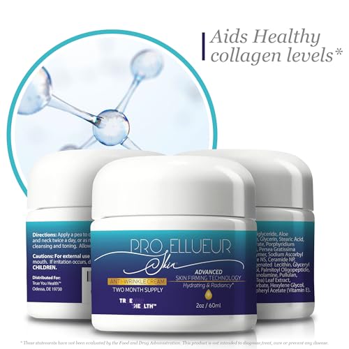 Anti-Wrinkle Face & Neck Cream - Hydrating Skin Firming Moisturizer - 2 Month Supply