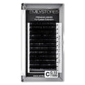 Eyelash Extensions 0.15mm Thickness C Curl 11mm Length Individual Volume Natural Eyelashes For Lash Extensions(0.15,C,11mm)