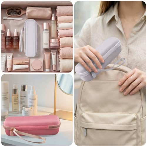 Travel Hard Case for medicube Booster Pro X2 - White, 7-in-1 Beauty Device