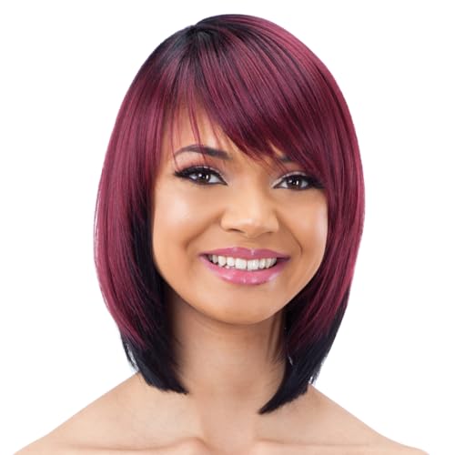 Full Wig Synthetic LITE 002 CMBROWNIE - Easy & Go Style, Curling Iron Safe