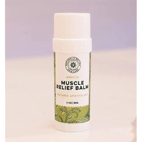 All-Natural Arnica Muscle Balm - Plant-Based Topical swelling and bruising Relief | Essential Oils & Menthol soothes and cools sore muscles, Hypoallergenic & Paraben-Free, Made in USA