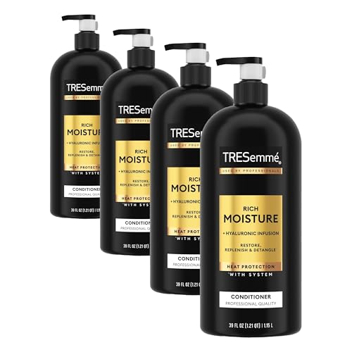 TRESemmé Rich Moisture Moisturizing Conditioner with Pump - 39 Fl Oz Pack of 4