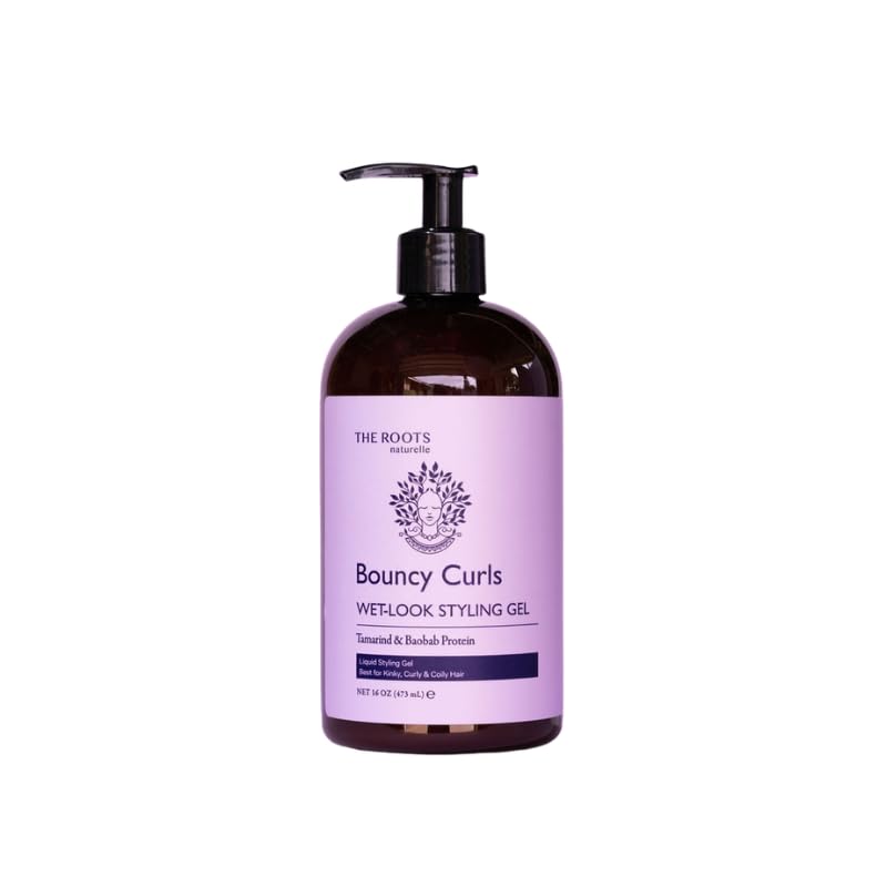 Medium Hold Bouncy Curls Gel for Wet Look Styling - 16 oz