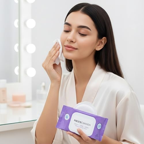 FACESCANADA Fresh Clean Glow Makeup Remover Face Wipes | Gentle Facial Towelettes | Ultra Soft | Removes Oil, Dirt & Makeup | Alcohol Free (30 Wipes)