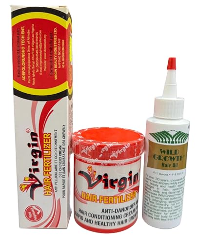 3-in-1 Hair Growth Set Virgin Hair Fertilizer for Thinning & Fullness