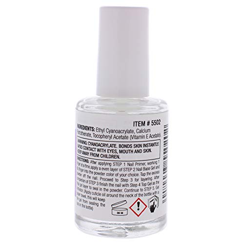 Cuccio Colour Powder Polish Dip System Step 2 And 4 - Specially Formulated Resins - Vibrant Finish With Flawless, Rich Color And Durability - Nail Polish Base And Top Gel - 0.5 Oz