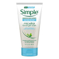 Simple Water Boost Micellar Facial Gel Wash for Sensitive Skin - 5 Ounce Pack of 3