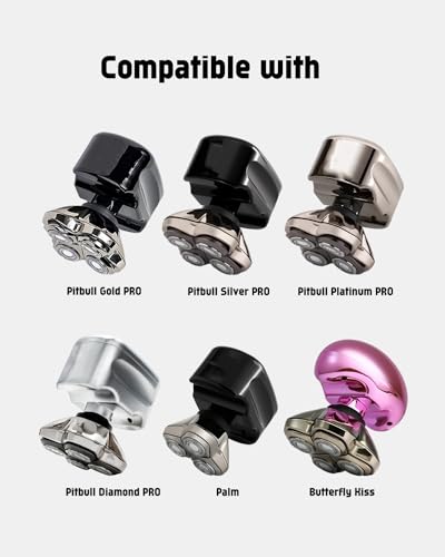 8 Pack Replacement Shaver Blades for Skull Shaver Pitbull Models - Uijino