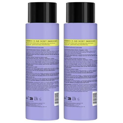 HASK Shampoo + Conditioner Set | Color Safe, Sulfate-Free, Paraben-Free, Gluten-Free, Cruelty-Free | 16oz each, 2 Pack
