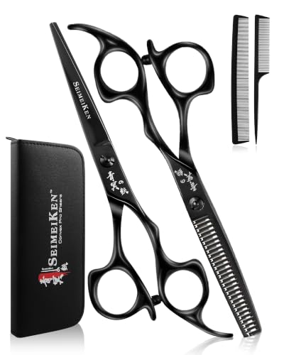 SEIMEIKEN Professional Hair Cutting Scissors Kit - Hair Shears & Thinning Shears Set