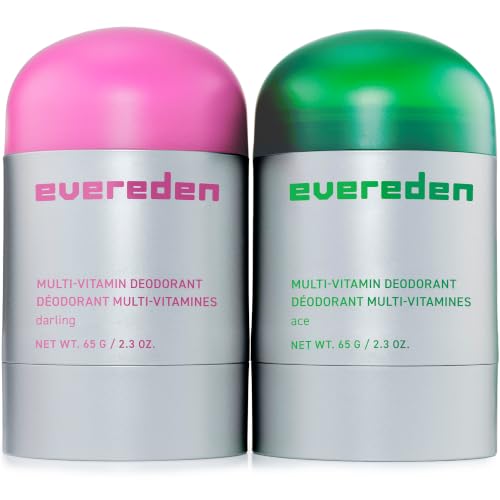 Evereden Kids Deodorant Duo - Aluminum-Free Microbiome-Friendly for Puberty & Active Boys & Girls