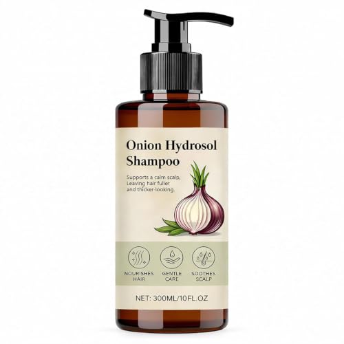 Onion Hair Growth Shampoo with Rosemary & Biotin - Thickening & Strengthening Formula for All Hair Types - 10 fl oz