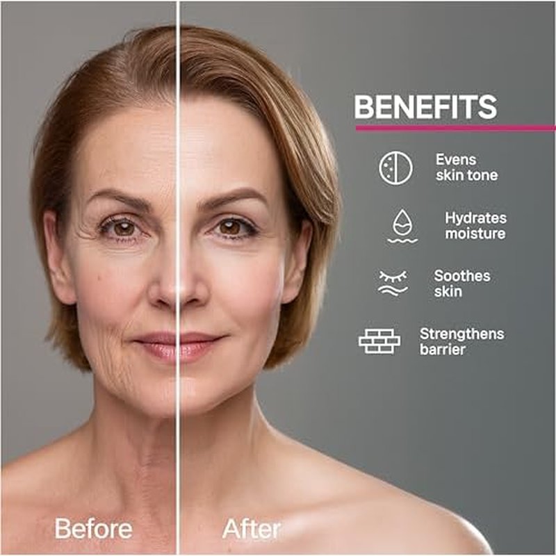 Arbutin 7% + Tranexamic Acid 5% + Niacinamide 2% Intensive Tone Care Facial Cream -Dark Spots, Freckle, Blemishes, Pigmentation, Dull & Uneven-Looking Tone w/ Alpha Arbuitn 20,000 ppm Korean Skincare
