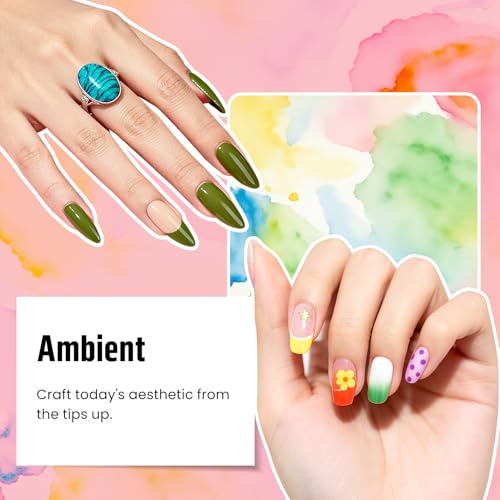 Phoenixy Romance Holiday Gel Nail Polish Kit with UV Light & Drill, 53 Pieces, 35 Colors, Gift for Women