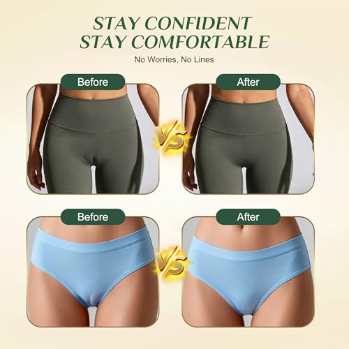 Camel Front Area Coverage Pads for Women, 3 Pack Invisible Silicone Inserts Concealer for Leggings, Swimwear & Tight Clothing