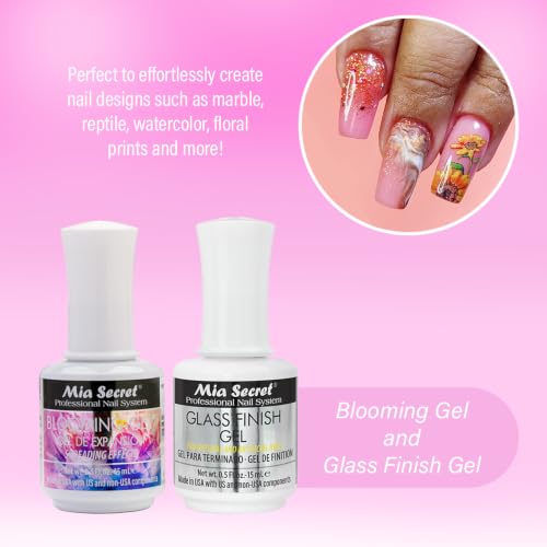 Mia Secret Blooming Gel UV LED for Nail Art & Marble Designs 0.5oz