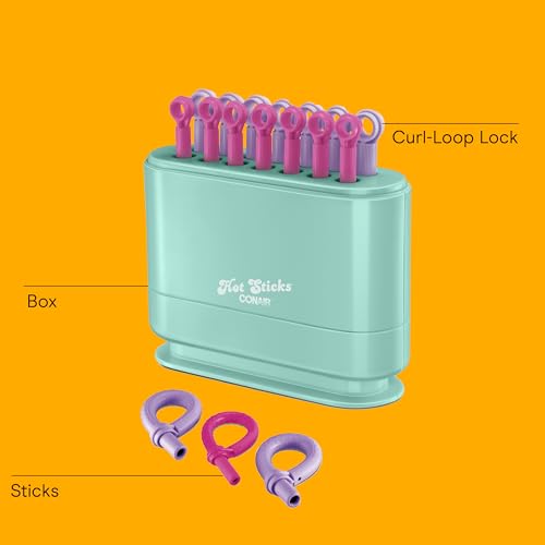 14-Piece Conair Silicone Hot Rollers Set - No Clips Needed, 85-Second Heat-up