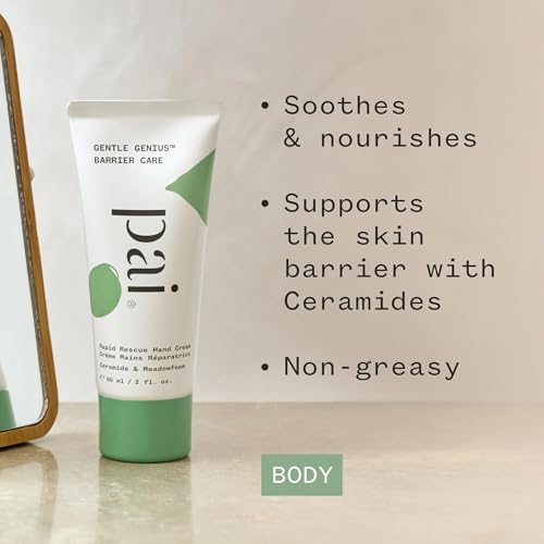 PAI SKINCARE - Gentle Genius Barrier Care Rapid Rescue Hand Cream | Natural, Vegan, Cruelty-Free, Sensative Skin (2 fl oz | 60 mL)