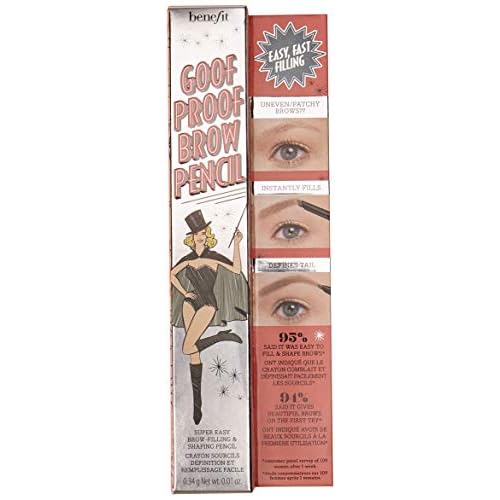 Benefit Goof Proof Brow Pencil No.2 Light 0.01 Ounce, Medium, 1 Count (Pack of 2)