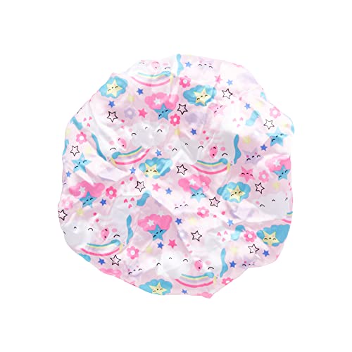 KISS COLORS & CARE Toddler Unicorn Silky Satin Hair Bonnet - Super Soft Bre