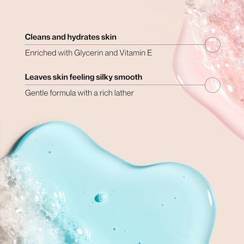 Suave Body Wash 3-Pack - Ocean Breeze & Wild Cherry Blossom, Moisturizing Shower Gel